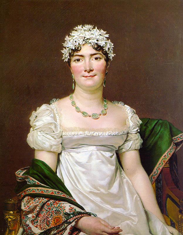 Jacques-Louis  David Portrait of Countess Daru Spain oil painting art
